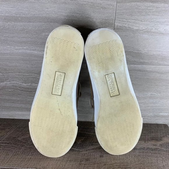 Women's SPERRY Bahama Leather Boat Shoes - Picture 11 of 11